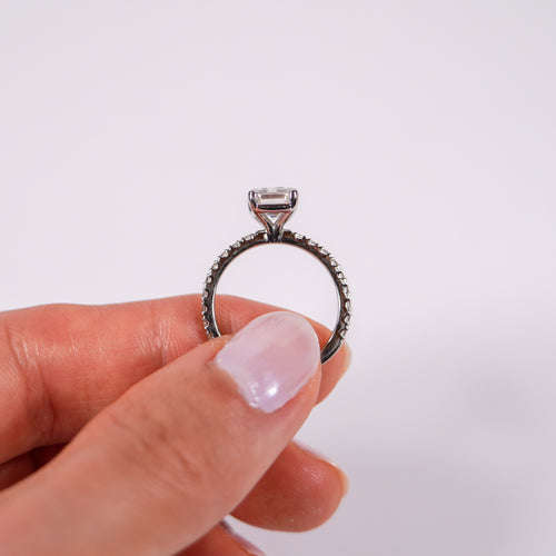 Sophia - Emerald French Ring